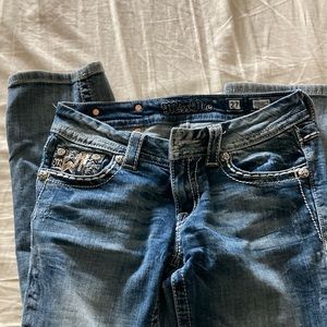 Miss me size 27 straight leg jeans